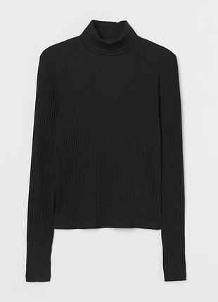 Нова бавовняна кофточка, джемпер, гольф h&m в рубчик