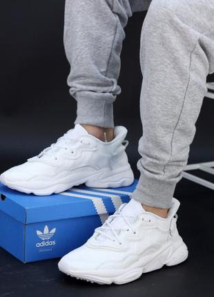 Кроссовки adidas ozweego white