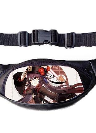 Поясная сумка бананка аниме геншин удар genshin impact (q052)