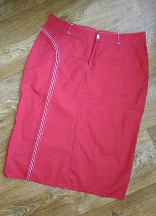 Спортивного кроя юбка из тонкой, дышащей хлопковой ткани