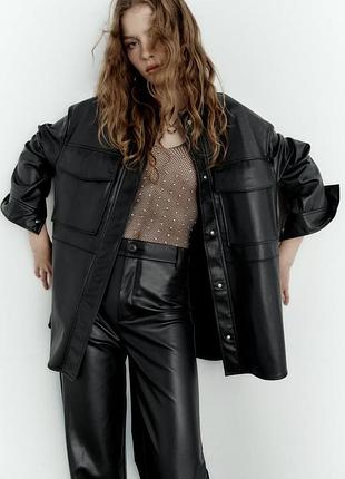 Оригінальна куртка-рубашка zara