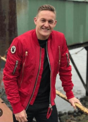 Крутая мужская демисезонная  бомпер  bomberjacke toshi р