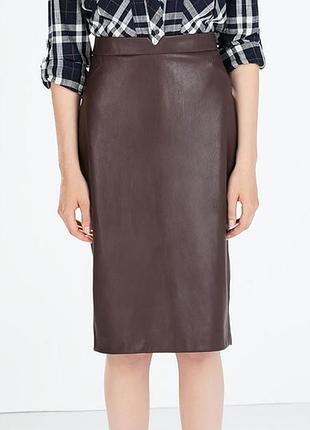 Спідниця Zara pu, розмір м