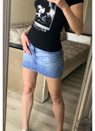 Джинсовая юбка revolt 5