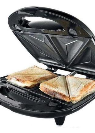 Бутербродница,вафельница, орешница гриль domotec ms -7704(4 в 1)
