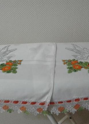 Весільний рушник вишивка бісер чехія новий торг весільний рушник2 фото