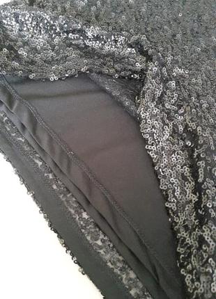 Нарядная юбка с пайетками h&m4 фото