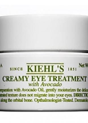 Крем для шкіри навколо очей kiehl's creamy eye treatment with avocado 28 ml