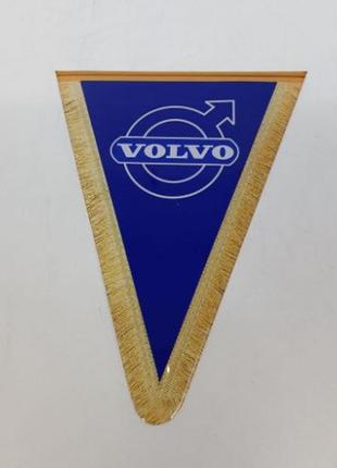 Декоративная наклейка треугольная volvo синяя