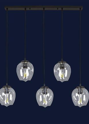 Люстра в стиле лофт 756pr0231f-5 bk+cl (700)