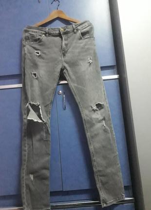 Рвані  джинси,zara ,skinny fit