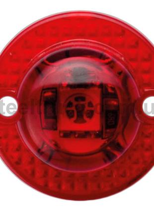 Ліхтар габаритний led 12-24 v, червоний1 фото