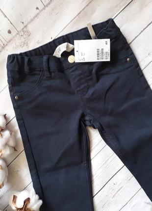Синие треггинсы, джинсы на 4-5 лет h&m3 фото