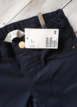 Синие треггинсы, джинсы на 4-5 лет h&m5 фото