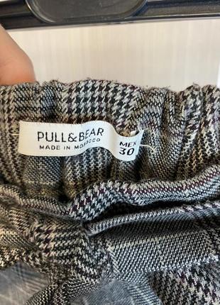 Брюки в клеточку pull and bear4 фото