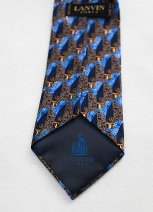 Шовкова краватка lanvin галстук4 фото