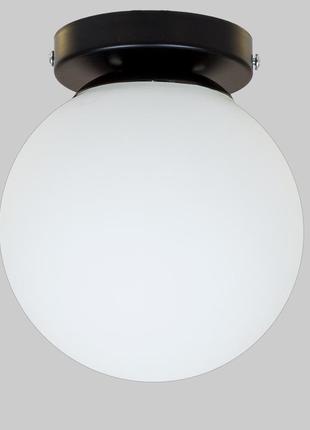 Черный потолочный стеклянный светильник (56-xpr150f-1 bk+wh)