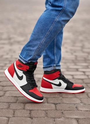 Кроссовки nike jordan 1 мужские найк аир форс1 весна6 фото