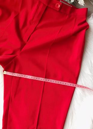 Женские красные штаны на кант7 фото