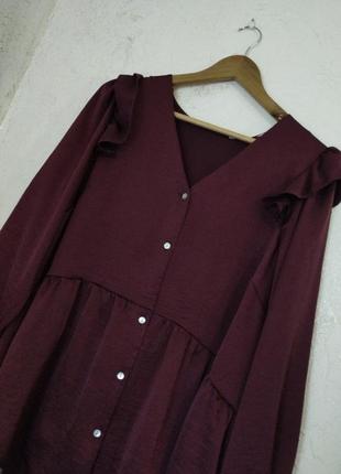 🔥рубашка с рюшкой 🔥состояние идеально 🔥 оформление безопасной оплаты