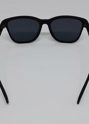 Очки в стиле prada мужские солнцезащитные черные матовые5 фото