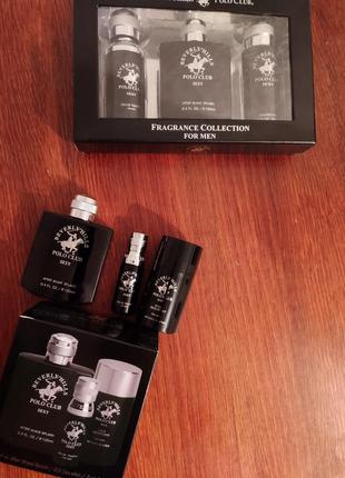 Мужской подарочный набор, парфюм мужской, polo beverly hills club /дезодорант для...