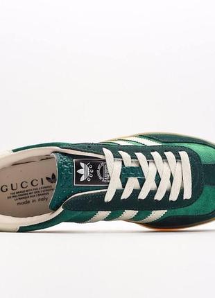 👟 кеды женские adidas gazelle green velvete адидас / наложка bs👟5 фото