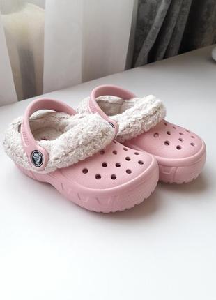 Сабо crocs, тапочки, шлепанцы, утепленные сабо