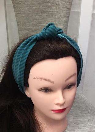Пов'язка на гумці бірюзово-зелений