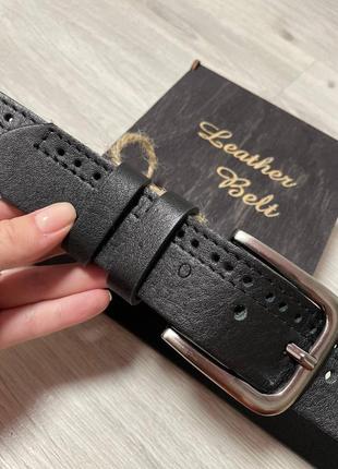 Ремінь пояс чоловічий шкіряний / ремень пояс мужской кожаный