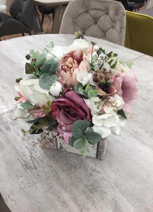 Шкатулочка декор нюдово-розовая,декор для мебели