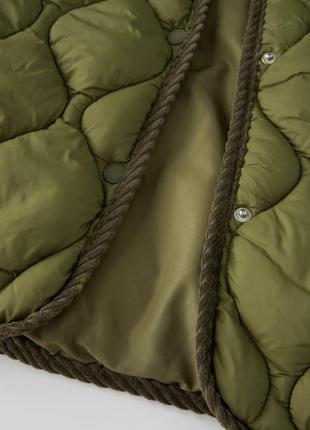 Стьобана куртка zara 120см 2