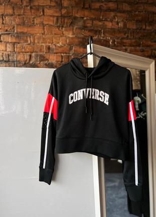 Converse women’s crop hoodie жіноча толстовка-кроп