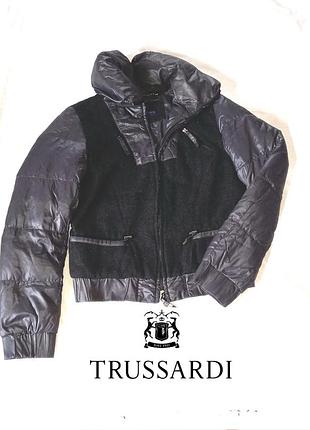 Trussardi куртка шерсть пуховик, оригинал