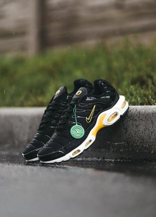 Мужские кроссовки nike air max plus tn+ black white 40-41-42-43-44-45