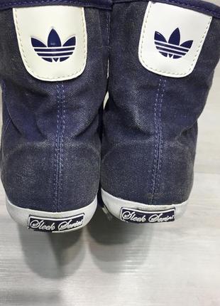 Adidas sleek series крутые вощеные брендовые кроссовки кеды оригинал5 фото