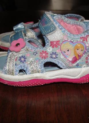 Сандалі для дівчинки disney холодне серце 1.5 - 2 роки