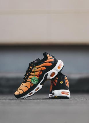 Мужские кроссовки nike air max plus tn+ orange black 41-42-43-44-45