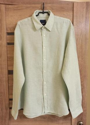Мужская рубашка 100% лен we