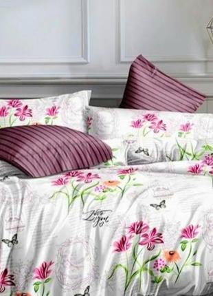 Наволочки 50х70 цветы растения белый бязь голд люкс виталина