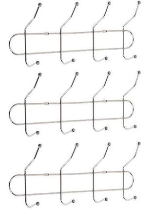 Вішалка настінна на 4 подвійні гачки, x2-253(87713)