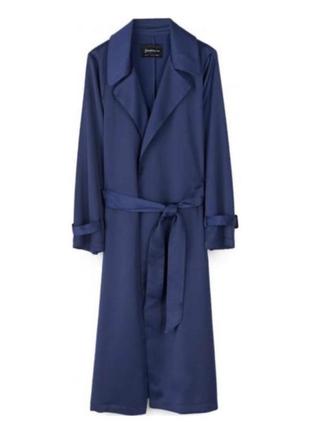 Сатиновый тренч stradivarius