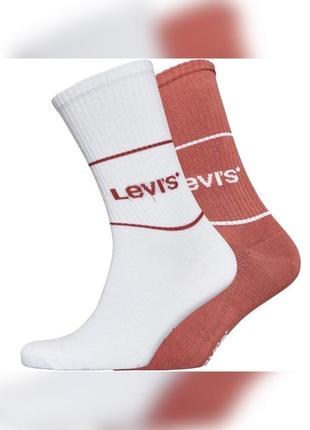 Шкарпетки чоловічі levi's 2 пари в комплекті