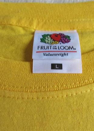 Fruit of the loom футболка  р.l 100% cotton2 фото