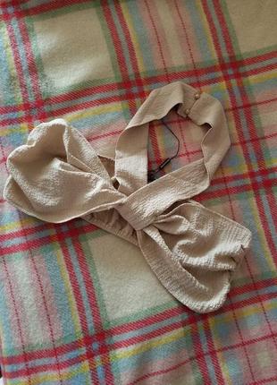 Новый бежевый топ