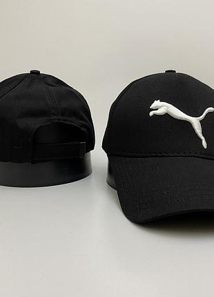 Кепка puma черная, бейсболка мужская или женская