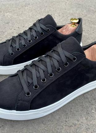 Чоловічі кеди натуральний нубук