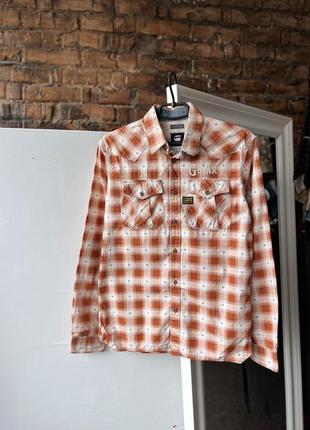 G-star raw co western shirt рубашка на длинный рукав