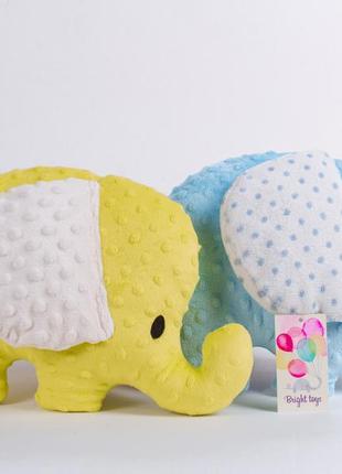 Подушка іграшка - слоник інді3 фото