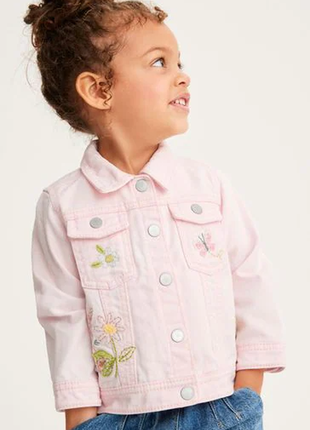 Джинсова куртка від next❤️ (3міс-7років)